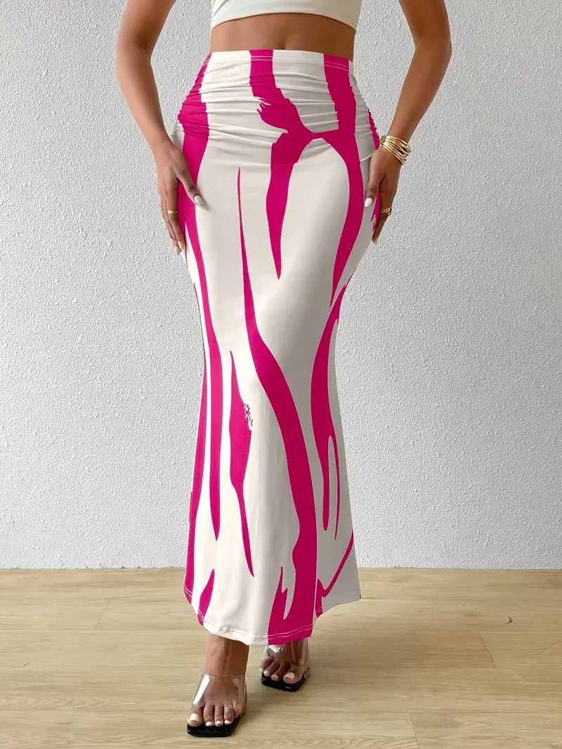 Abstracte maxi rok – Auberge