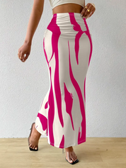 Abstracte maxi rok – Auberge