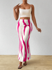 Abstracte maxi rok – Auberge