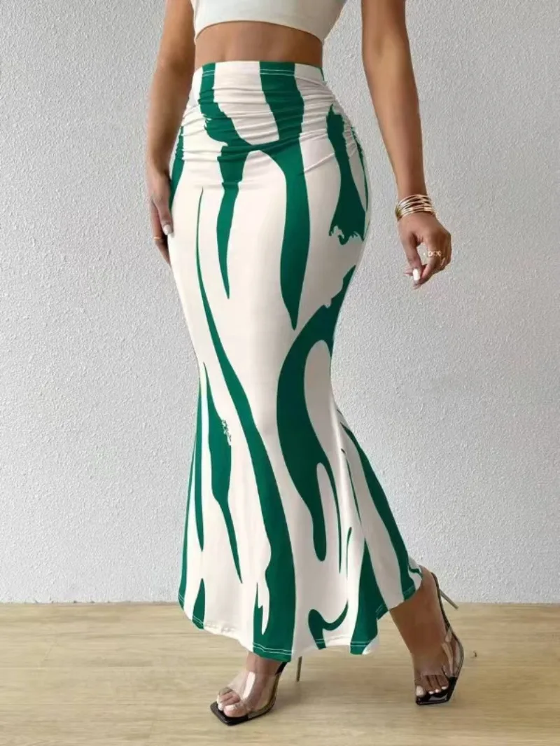 Abstracte maxi rok – Auberge
