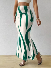 Abstracte maxi rok – Auberge
