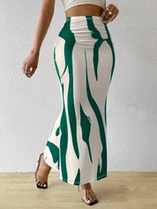 Abstracte maxi rok – Auberge