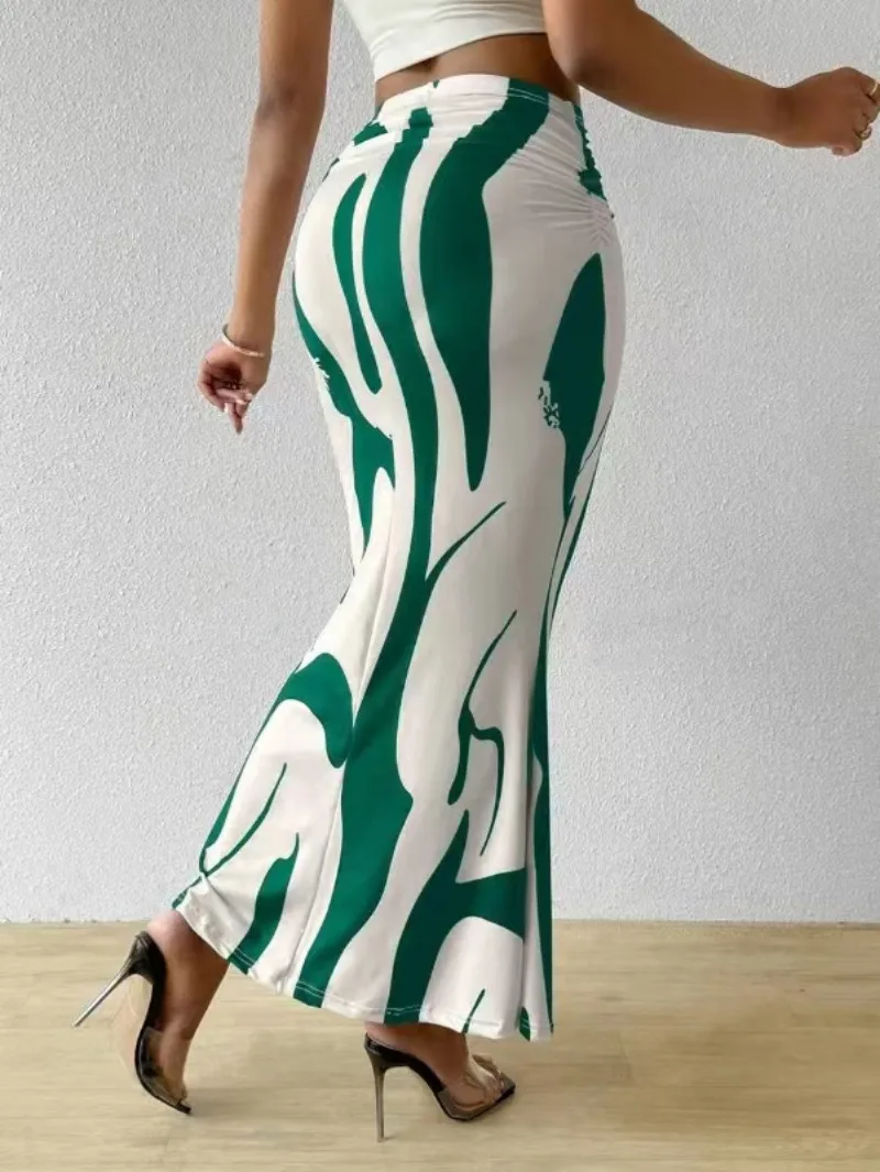 Abstracte maxi rok – Auberge