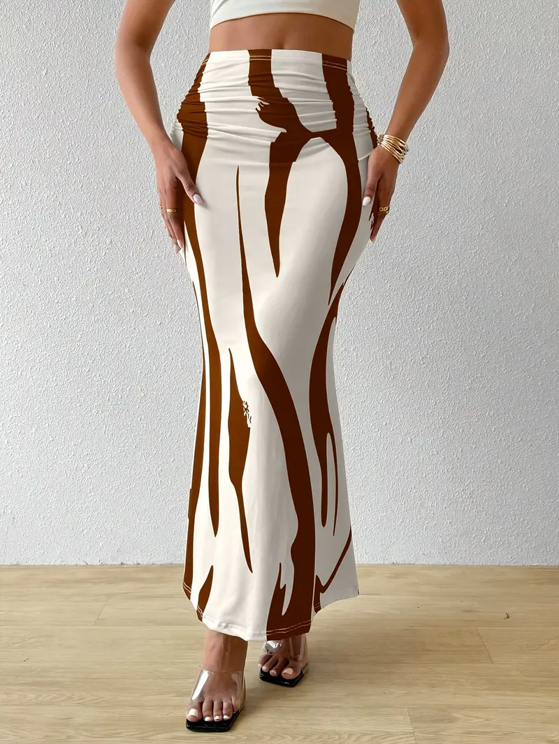 Abstracte maxi rok – Auberge