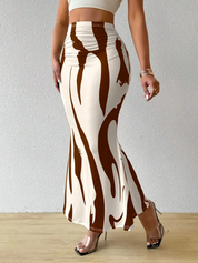 Abstracte maxi rok – Auberge