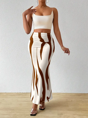 Abstracte maxi rok – Auberge