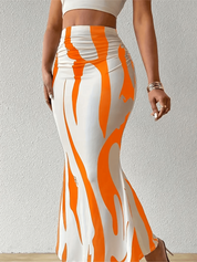 Abstracte maxi rok – Auberge
