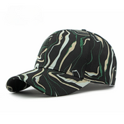 Abstracte print cap dames – Sandrift