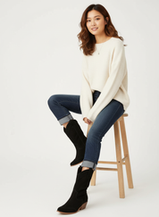 Ademende stijlvolle cowboylaarzen met blokhak