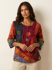 Artistieke boho blouse - Luna