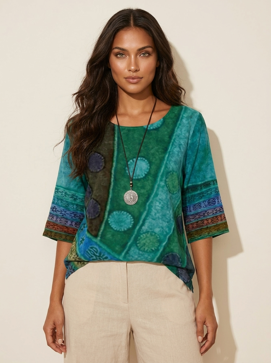 Artistieke boho blouse - Luna