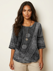 Artistieke boho blouse - Luna