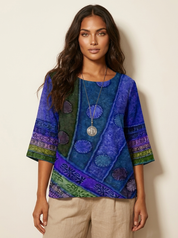 Artistieke boho blouse - Luna