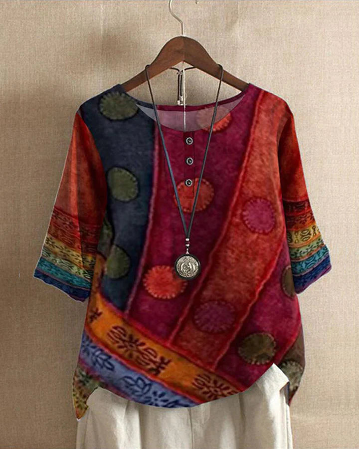 Artistieke boho blouse - Luna