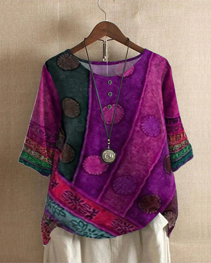 Artistieke boho blouse - Luna
