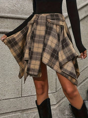 Asymmetrische dames rok – Rosalie