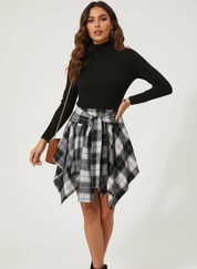 Asymmetrische dames rok – Rosalie
