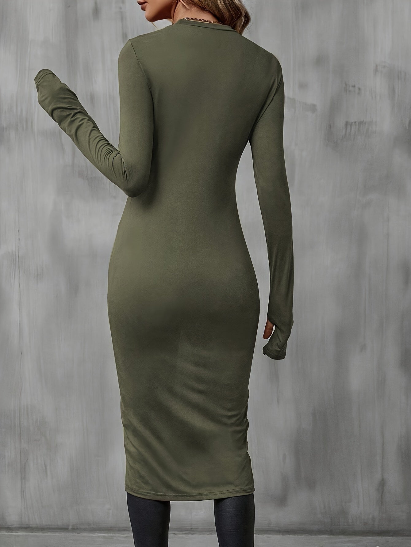 Asymmetrische wikkel tuniek dames met stretch – Livia