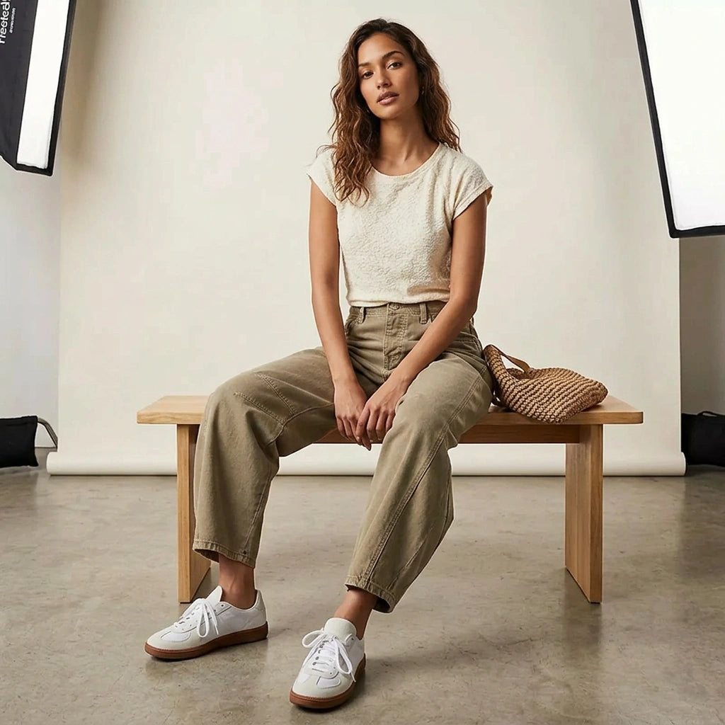 Baggy dames jeans met relaxte pasvorm