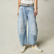 Baggy dames jeans met relaxte pasvorm