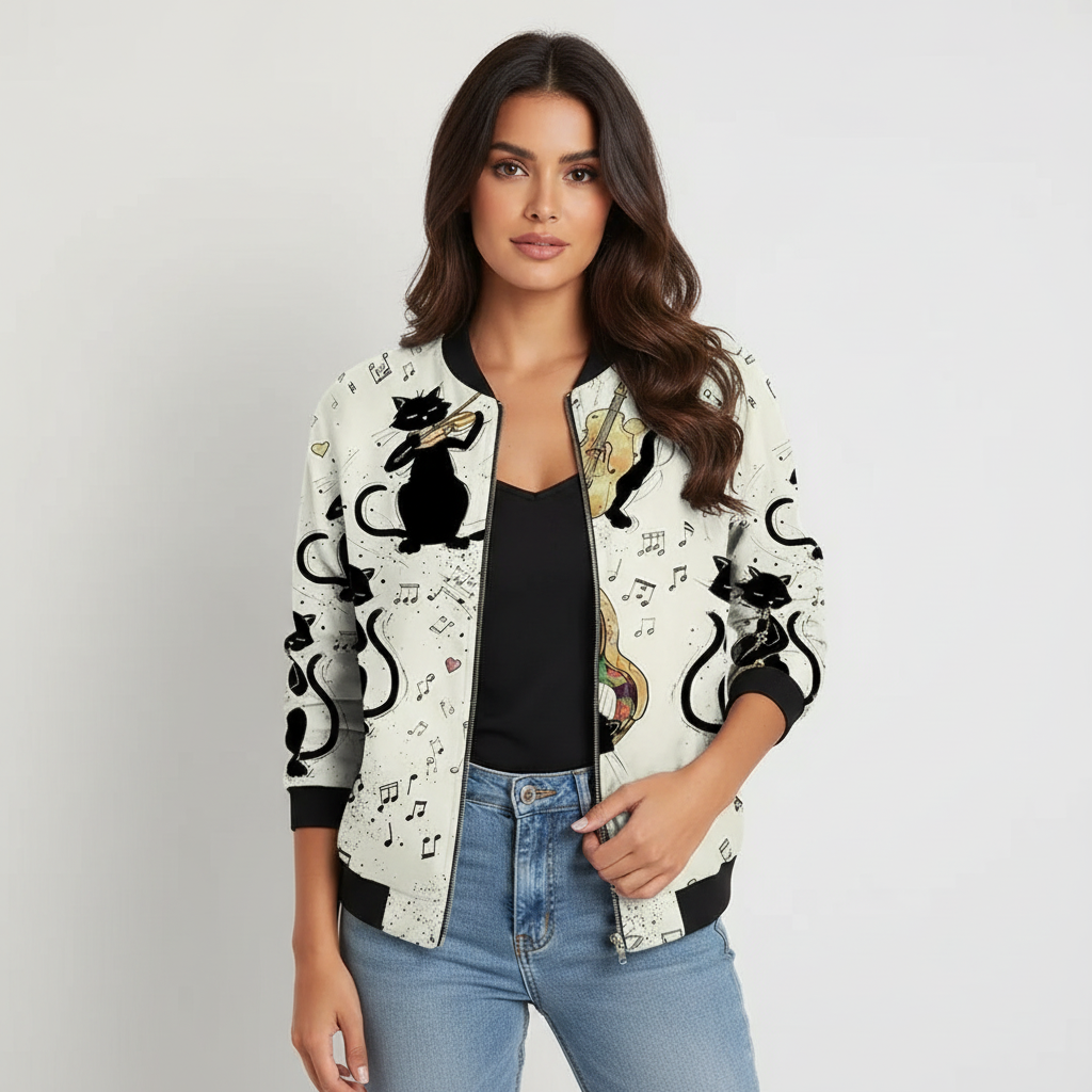 Printed women's jacket – Grace
