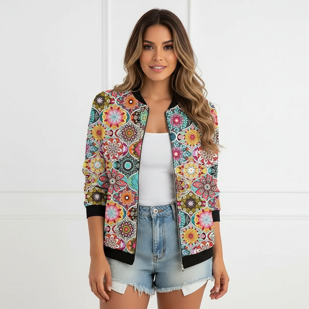 Printed women's jacket – Grace