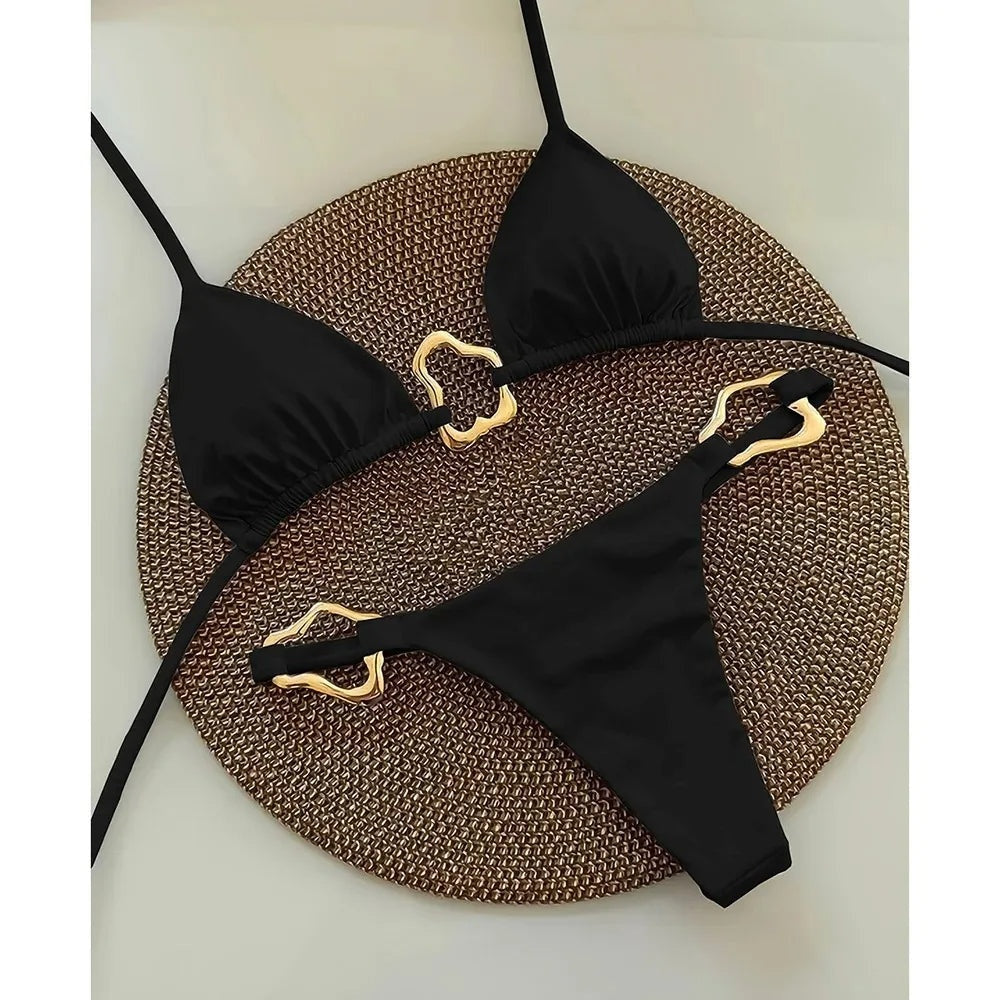 Bikini met gouden details – Aura
