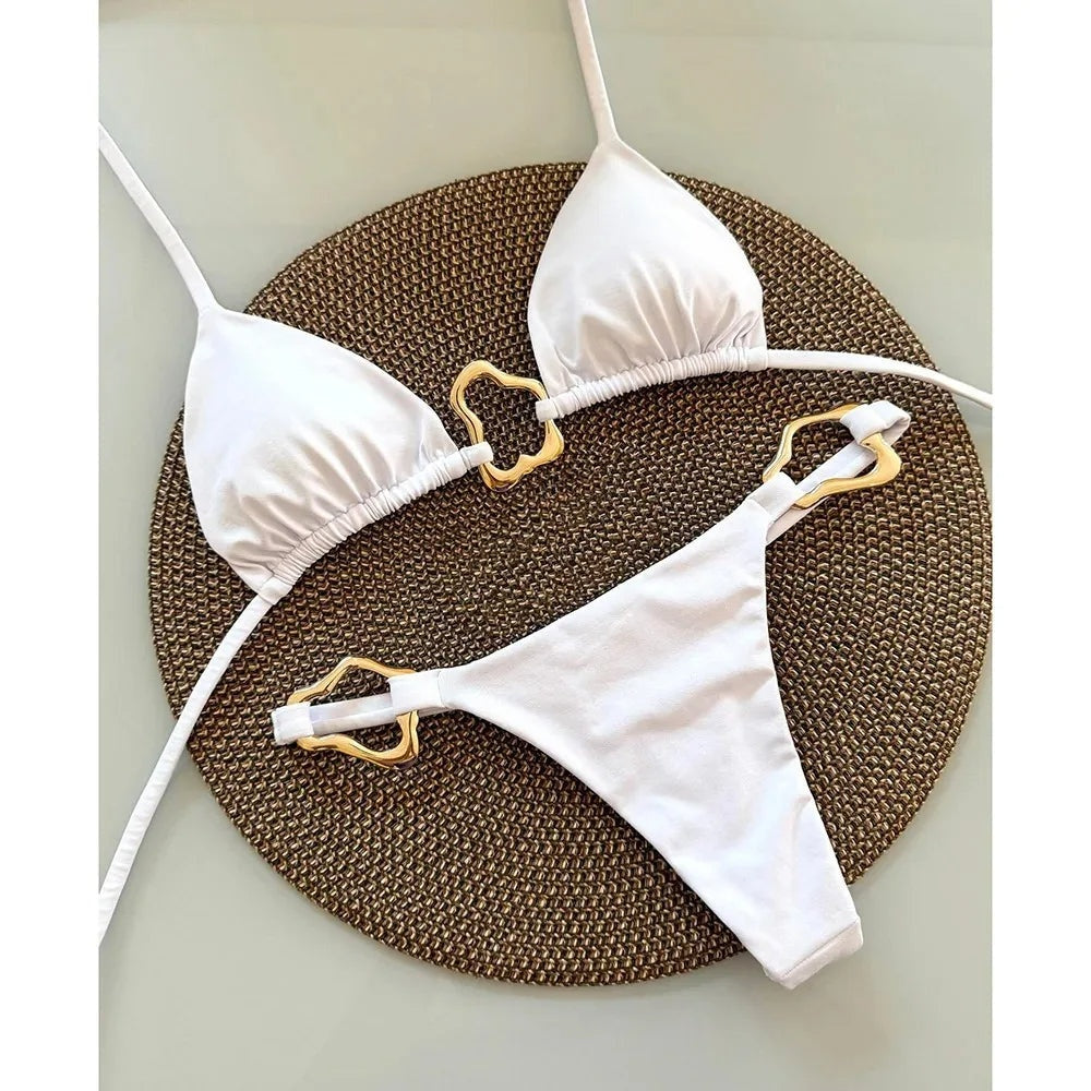 Bikini met gouden details – Aura