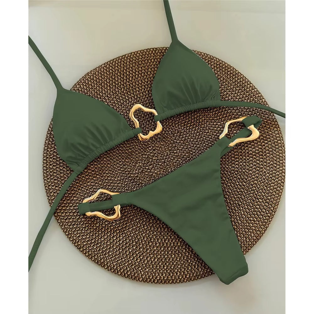 Bikini met gouden details – Aura