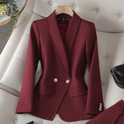 Blazer & pants set dames – elegant tweedelig pak