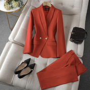 Blazer & pants set dames – elegant tweedelig pak