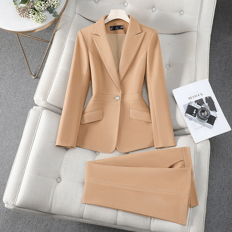 Blazer & pants set dames – elegant tweedelig pak