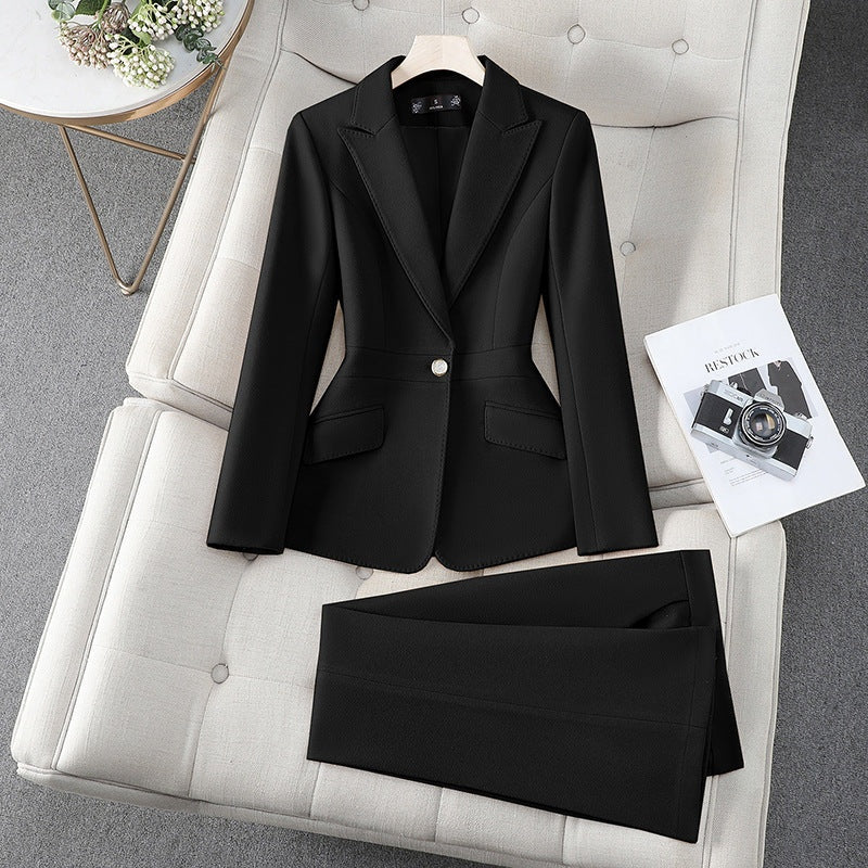 Blazer & pants set dames – elegant tweedelig pak