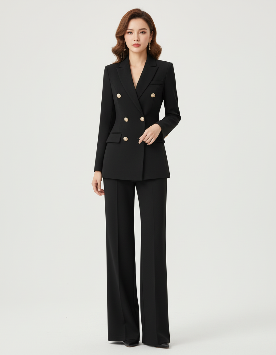Women's blazer and trousers set – Eline