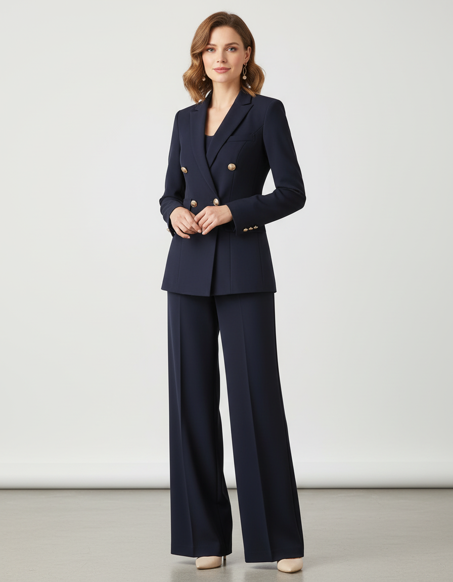 Women's blazer and trousers set – Eline