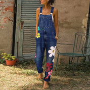 Bloemen tuinbroek jumpsuit - Rosie