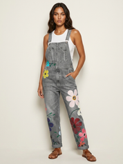 Bloemen tuinbroek jumpsuit - Rosie