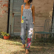 Bloemen tuinbroek jumpsuit - Rosie