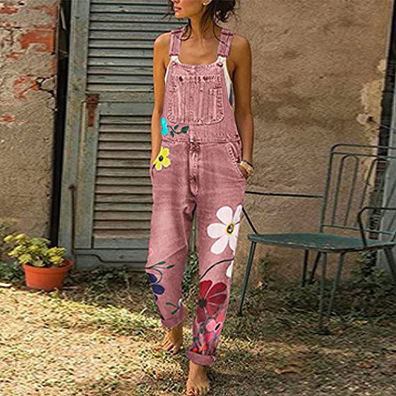 Bloemen tuinbroek jumpsuit - Rosie