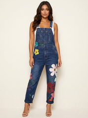 Bloemen tuinbroek jumpsuit - Rosie