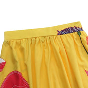Bloemen maxi rok met hoge taille – Elodie