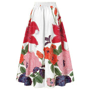 Bloemen maxi rok met hoge taille – Elodie