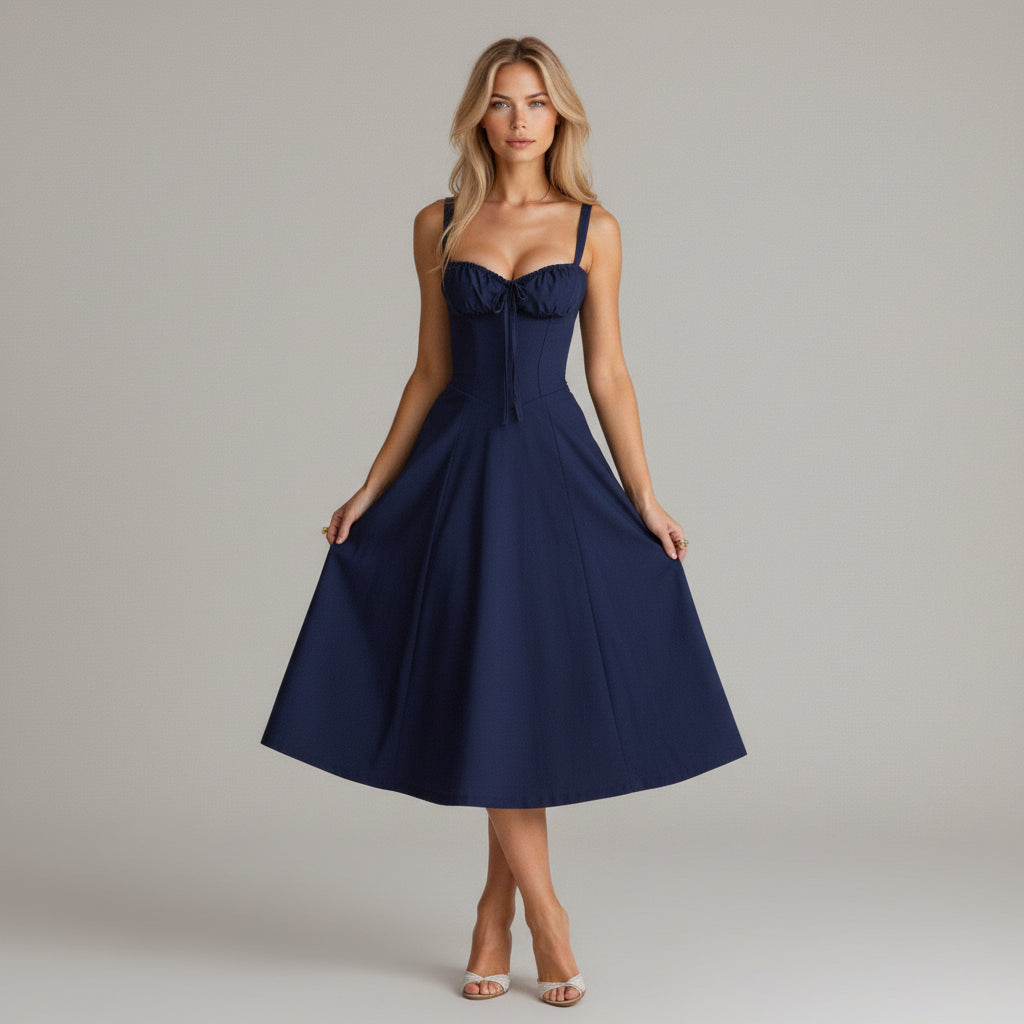 elegante damesjurk met flatterende pasvorm voor feestelijke en stijlvolle gelegenheden