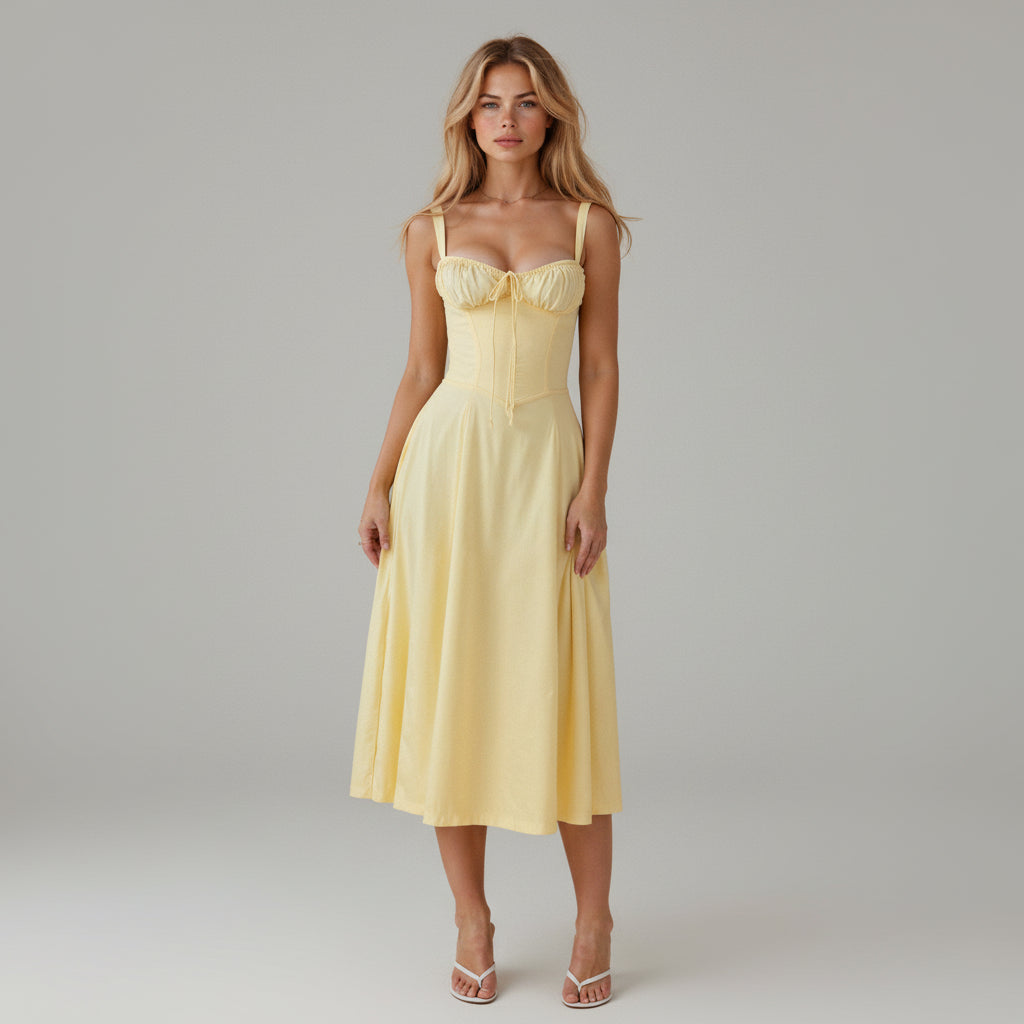 elegante damesjurk met flatterende pasvorm voor feestelijke en stijlvolle gelegenheden