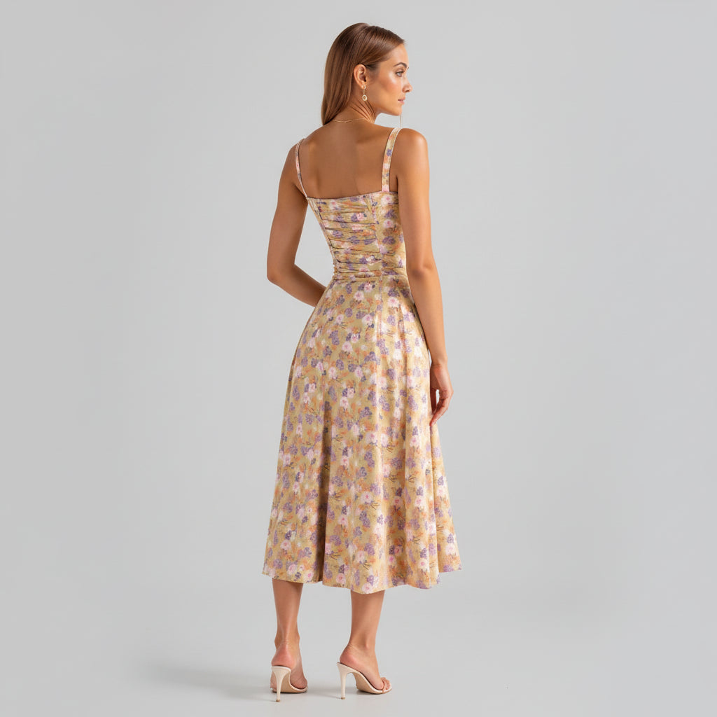 elegante damesjurk met flatterende pasvorm voor feestelijke en stijlvolle gelegenheden