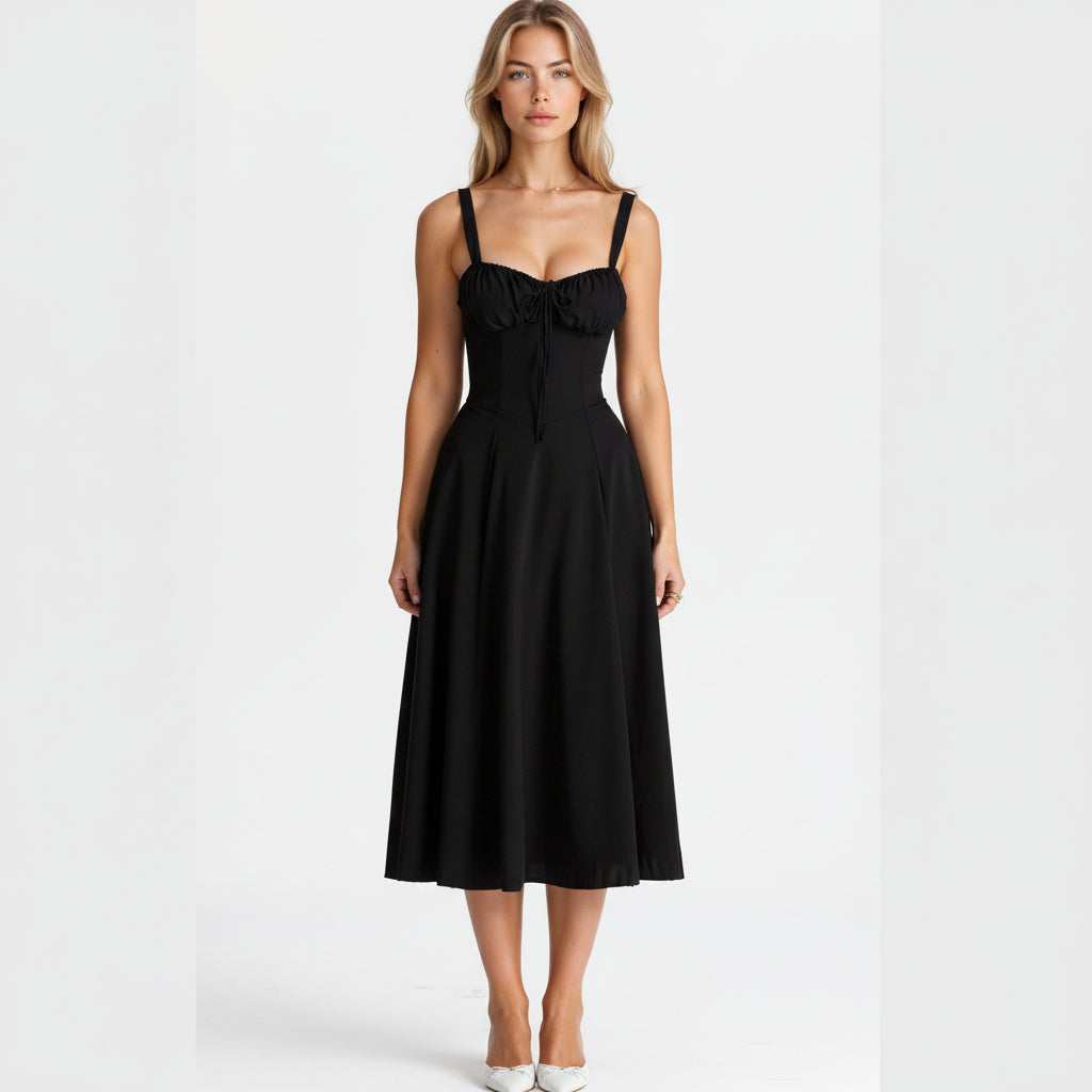 elegante damesjurk met flatterende pasvorm voor feestelijke en stijlvolle gelegenheden