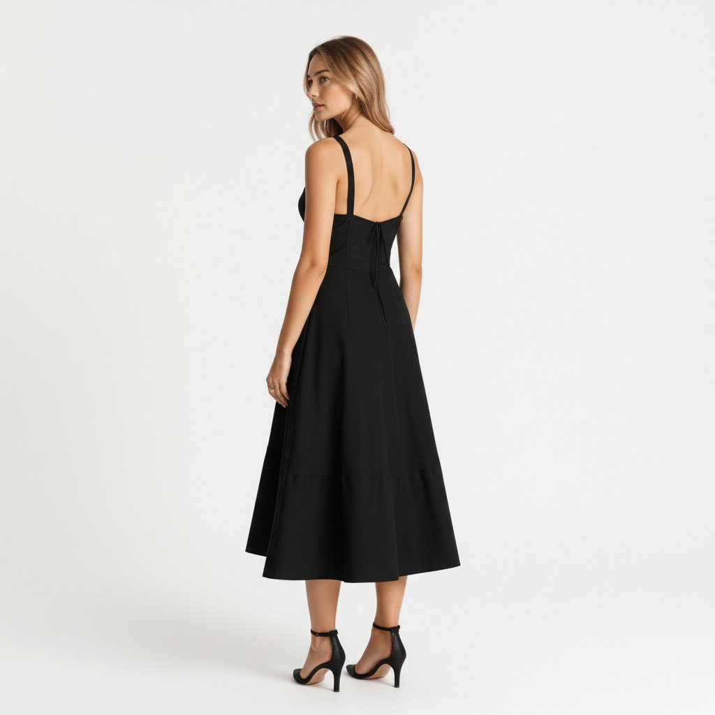 elegante damesjurk met flatterende pasvorm voor feestelijke en stijlvolle gelegenheden