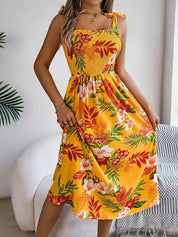 Bloemenprint dames zomerjurk – Capri