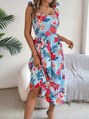 Bloemenprint dames zomerjurk – Capri