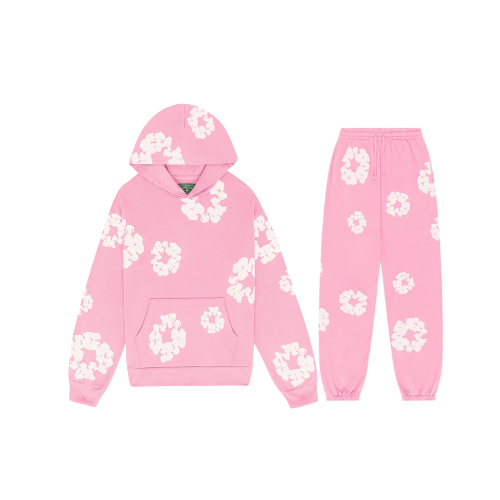 Bloemenprint trainingspak – unisex hoodie & jogger